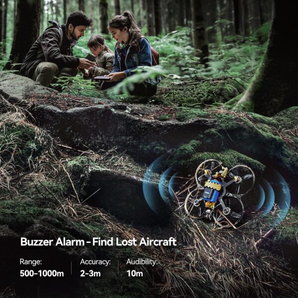 Ruko R111S RC Aircraft GPS Tracker/Finder with Beeper, Light Weight RID Module with Buzzer for FAA Regulation, Spare Part for FPV Drone, FAA Compliant Remote ID Module for Drone, 3 Hours Battery Time - Image 2